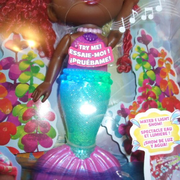 T-160 NEW IN PACKAGE DISNEY JR. ARIEL SPLASH AND GLOW DOLL - Picture 5 of 11